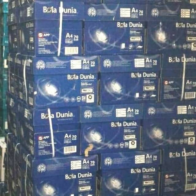 

Kertas A4 70 Gram Bola Dunia