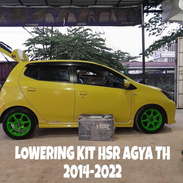 Lowering Kit HSR Agya Ayla Per Ceper Mobil Agya Dan Ayla Gratis Pemasangan Dan Spooring 3D