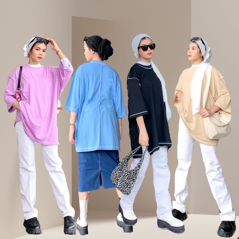 Kaos Couple Atasan Bju Kembaran Pacar Remaja Pria Wanita Pakaian Suami Istri Kaus Capel Terbaru 2025