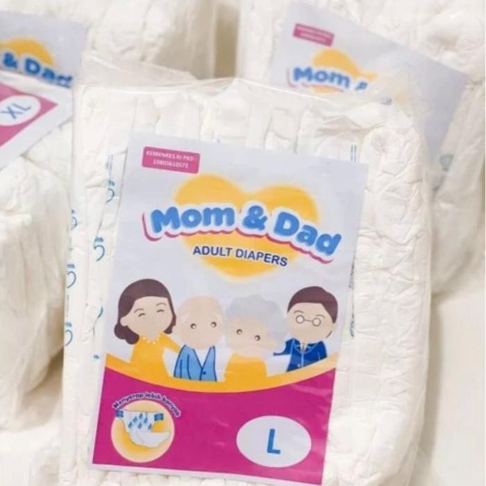 POPOK DEWASA MOM & DAD ISI 10 TIPE PEREKAT