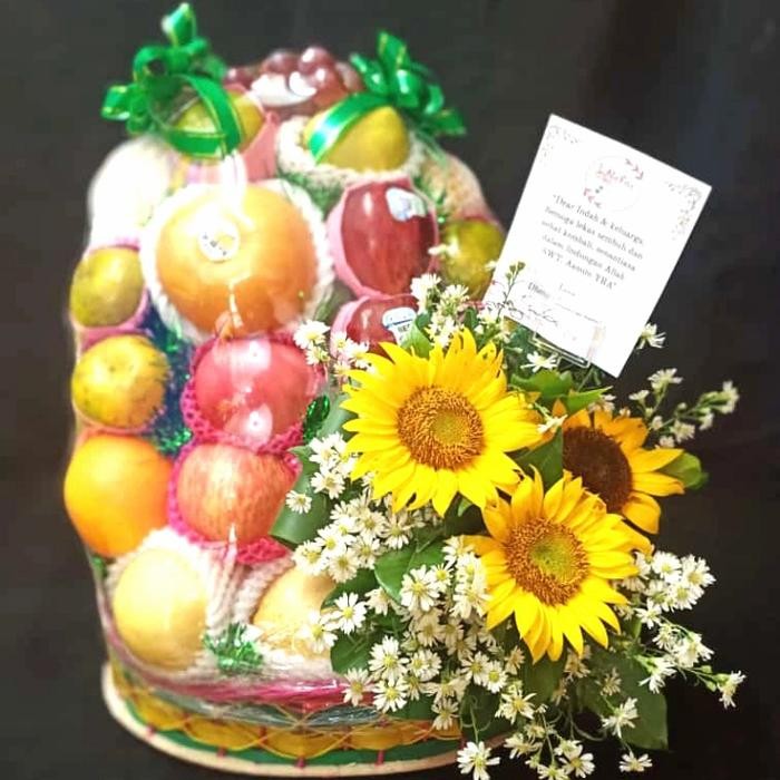 

Termurah parcel buah segar +bunga Diskon