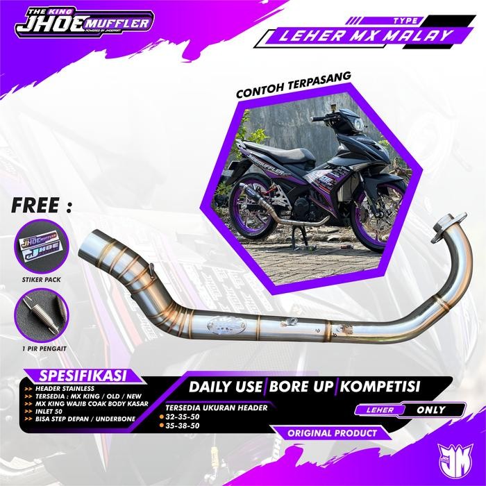 Header Knalpot MX King MX NEW MX oLD LC135 By Jhoe Muffler original