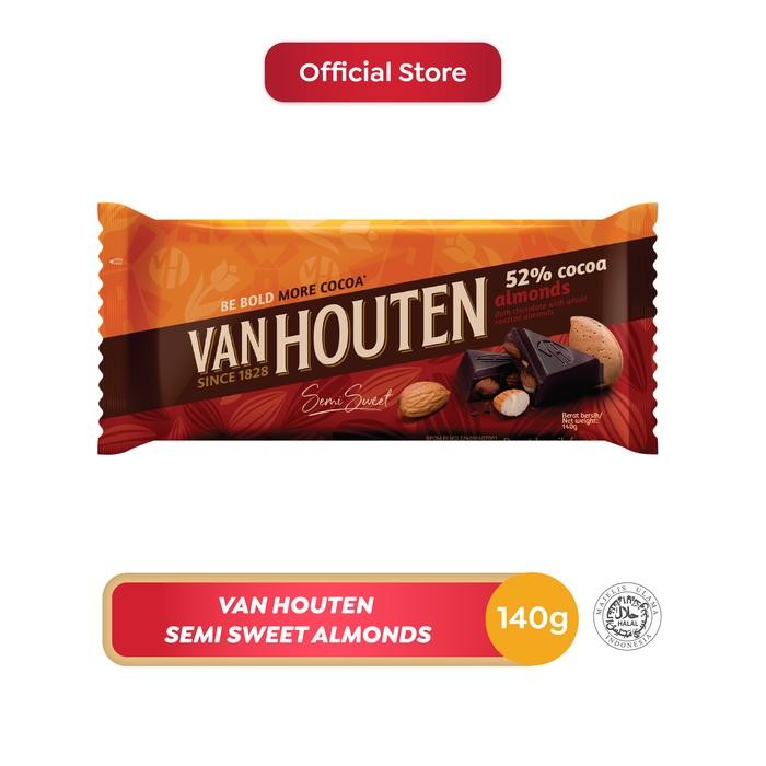 

PastikanTerjaminMutunya- Van Houten Semi Sweet Almonds 140 g