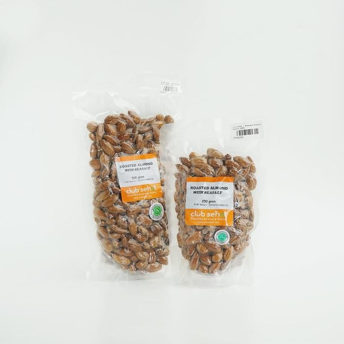 

PastikanTerjaminMutunya- CLUB SEHAT ROASTED ALMOND WITH SEASALT 250GR