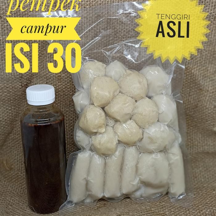 

PastikanTerjaminMutunya- Pempek / Mpek mpek palembang ISI 30 FULL Ikan Tenggiri