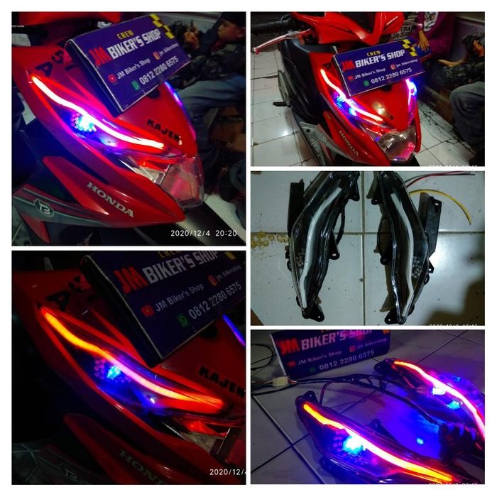 lampu alis DRL Running Honda Beat esp PNP langsung pasang