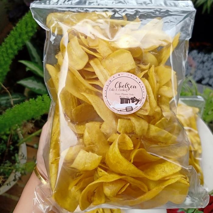 

PastikanTerjaminMutunya- Keripik Pisang Manis Enak Gurih Kripik Renyah Kering 200 Gram