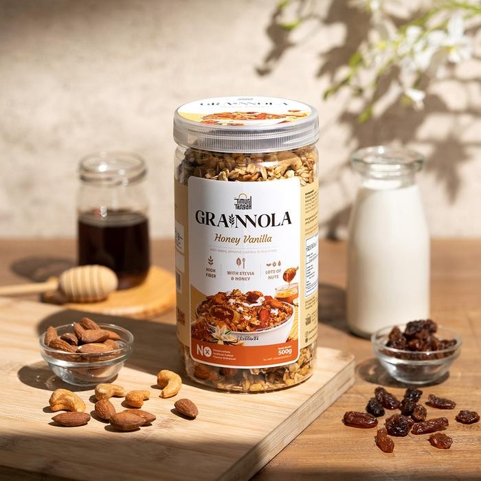 

PastikanTerjaminMutunya- Granola Vanilla 500 gr Timur Tengah Sereal Makanan Sehat High Quality