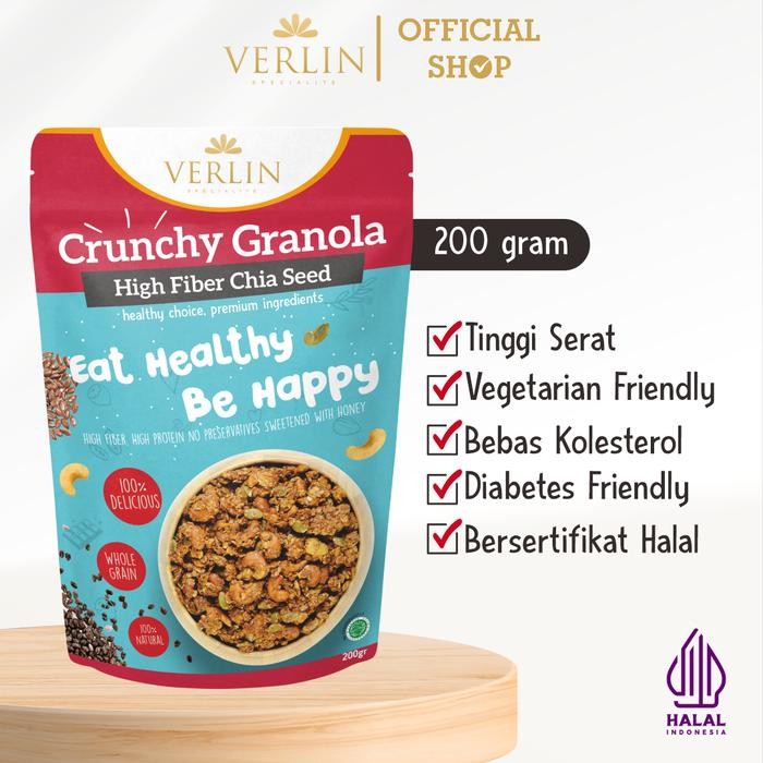 

PastikanTerjaminMutunya- Crunchy Granola HIgh fiber Chia Seed