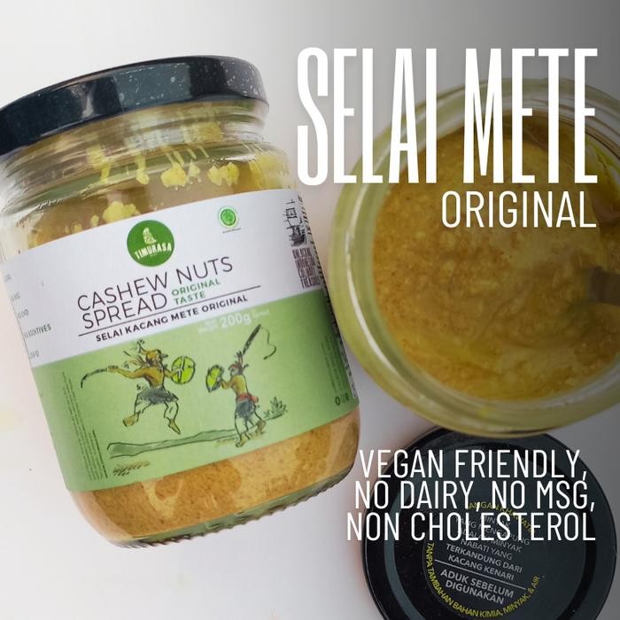 

PastikanTerjaminMutunya- Selai Kacang Mete Original / Cashew Nuts Spread Timurasa - 200gr