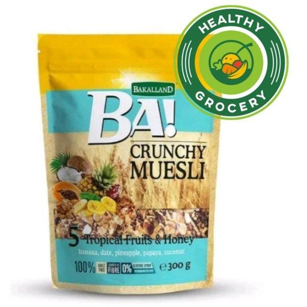 

PastikanTerjaminMutunya- Bakalland BA Crunchy Muesli 5Tropical Fruits&Honey 300gr