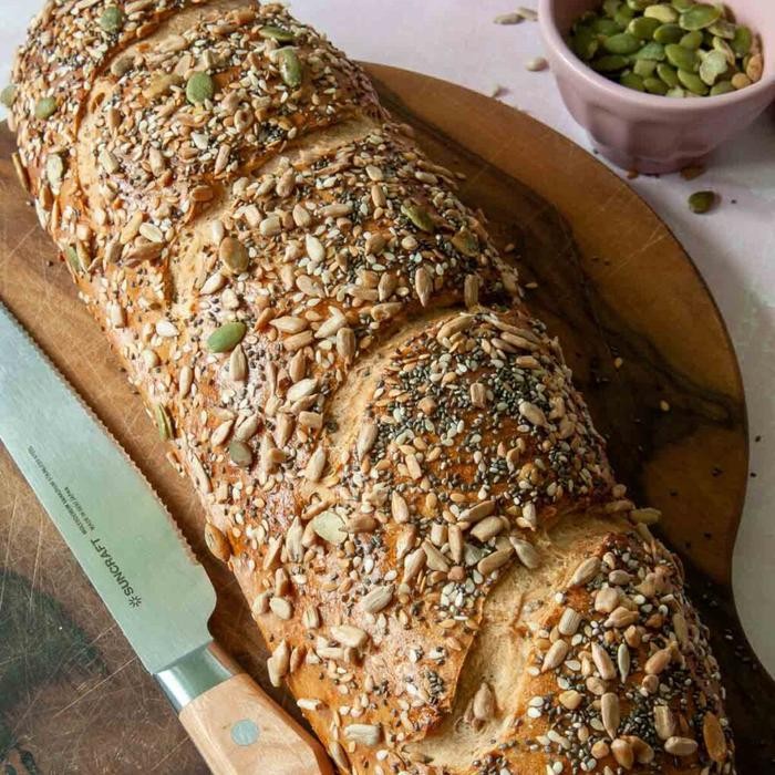 

PastikanTerjaminMutunya- WHOLEMEAL ITALIAN STAMINA BREAD (VEGAN)