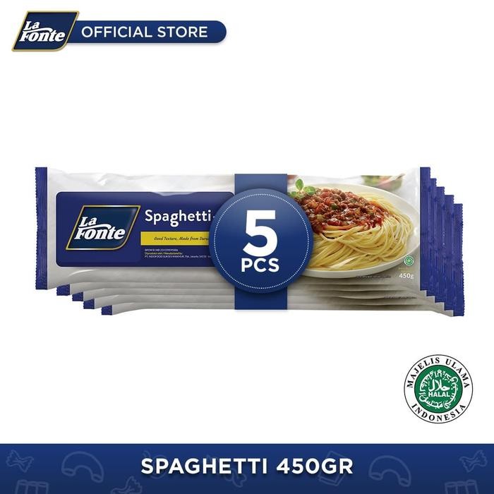 

SemuAReadyYaB0Zq- 5 Pcs - La Fonte Spaghetti 450gr