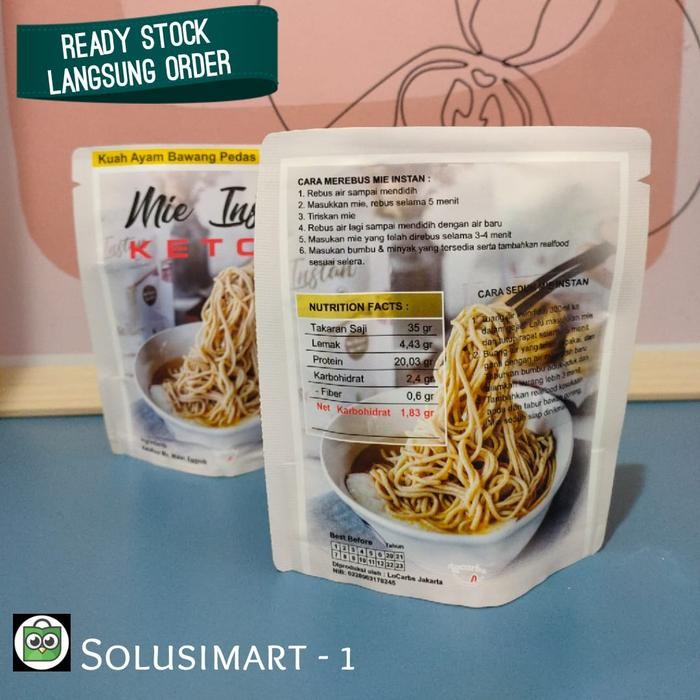 

SemuAReadyYaB0Zq- Mie kuah rasa ayam bawang keto and diabetes friendly