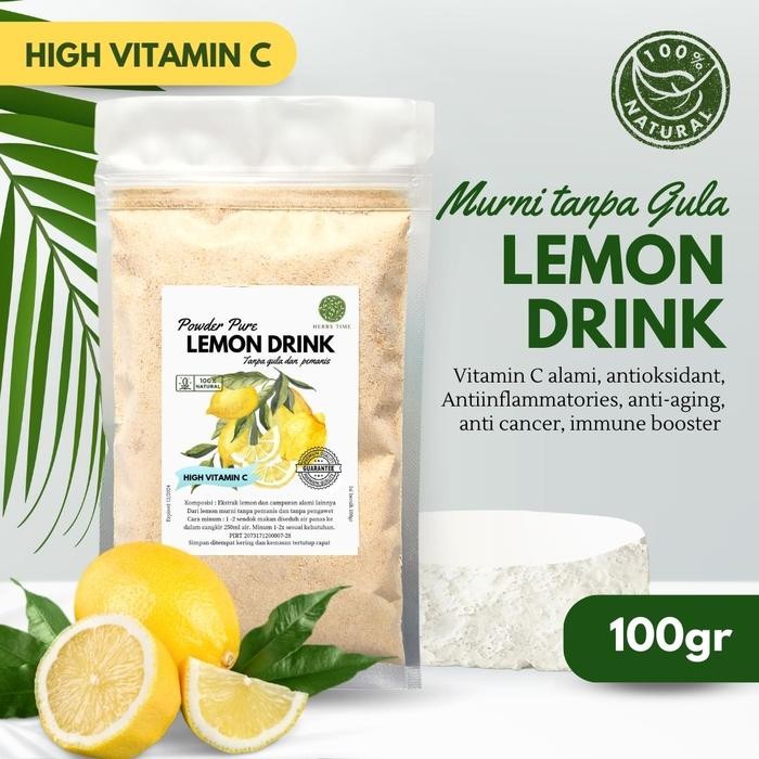 

SemuAReadyYaB0Zq- Sari Lemon Drink Powder Pure Natural Minuman Instan Lemon Herbs Time