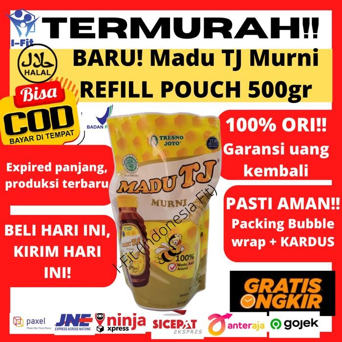 

St0ckMelimpAh- Madu TJ Tresno Joyo Murni Besar 500 gram 250 gr ASLI Tresnojoyo Alami
