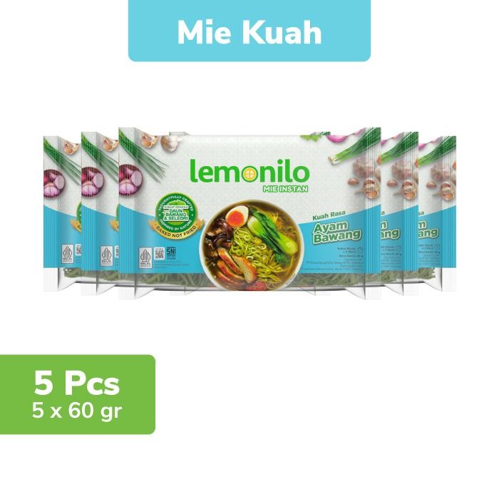 

SemuAReadyYaB0Zq- 5 Pcs Lemonilo Mie Instan Kuah Ayam Bawang 60g - FS