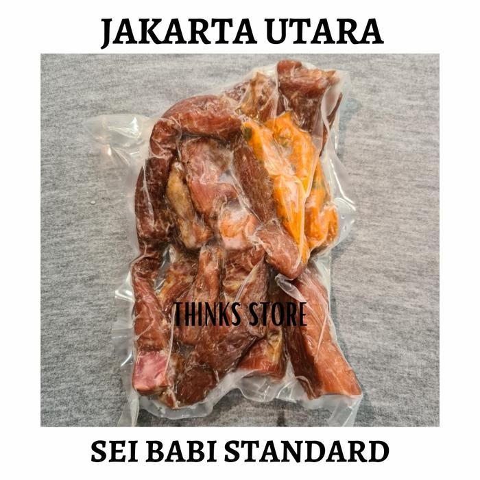 

BnyKBonusBelidiMari- Sei Babi Kupang 500 gram - Daging Babi Asap Sei