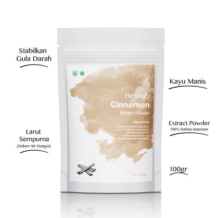 

BnyKpilihAnSkrG- Herbilogy Cinnamon Extract Powder ( Kayu Manis ) - 100 Gr