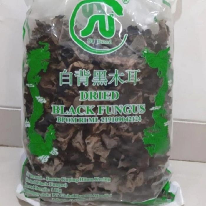 

BnyKBonusBelidiMari- Jamur Kuping Hitam Kering Premiun 1Kg/ Dried Black Fungus Kemasan 1kg