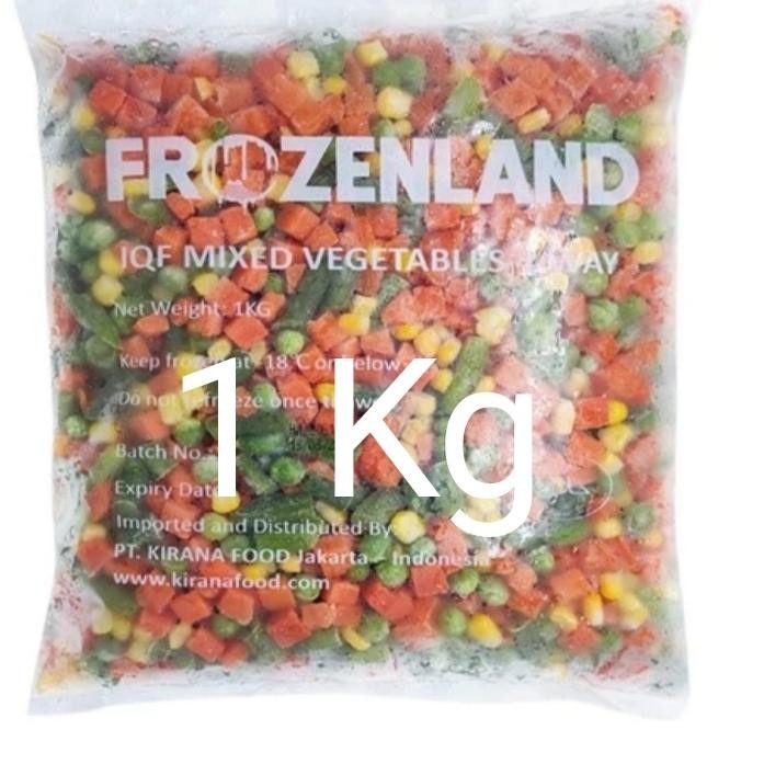 BnyKBonusBelidiMari- Mix Vegetebles 1kg Aviko