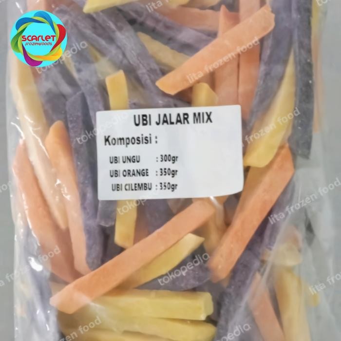 

BnyKBonusBelidiMari- Frozen Sweet Potato Fries Ubi Jalar Mix Ubi Cilembu Ubi Goreng 1kg