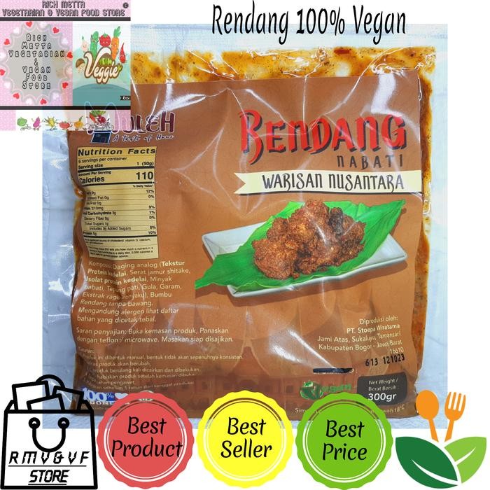 

BnyKBonusBelidiMari- Veggie Way Rendang Nabati 300gr / Mutton + Bumbu Vegetarian Vegan