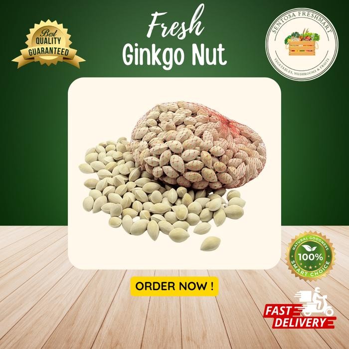 

BnyKBonusBelidiMari- [SENTOSA FRESHMART] KACANG GINGKO BILOBA / GINGKO NUT per KG