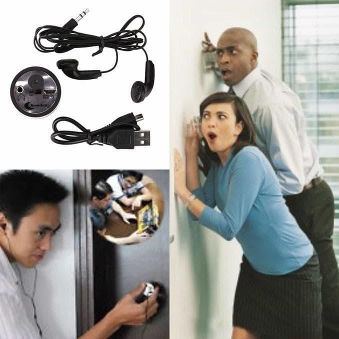 Jepret- Spy Bug Wall Home Alat Sadap Penyadap Menyadap Suara Tembus Dinding