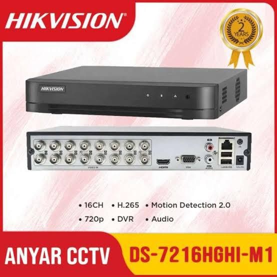 Zooma- Dvr Hikvision 16Ch / 16 Channel 2Mp 1080P Resmi