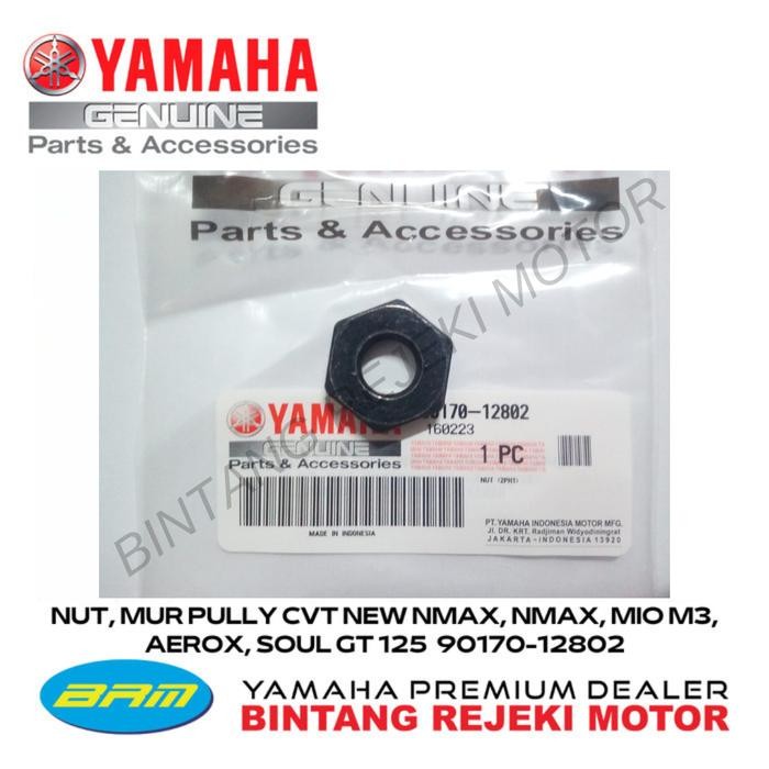 PREMIUM NUT, MUR PULLY CVT NEW NMAX, NMAX, MIO M3, SOUL GT 125 90170-12802