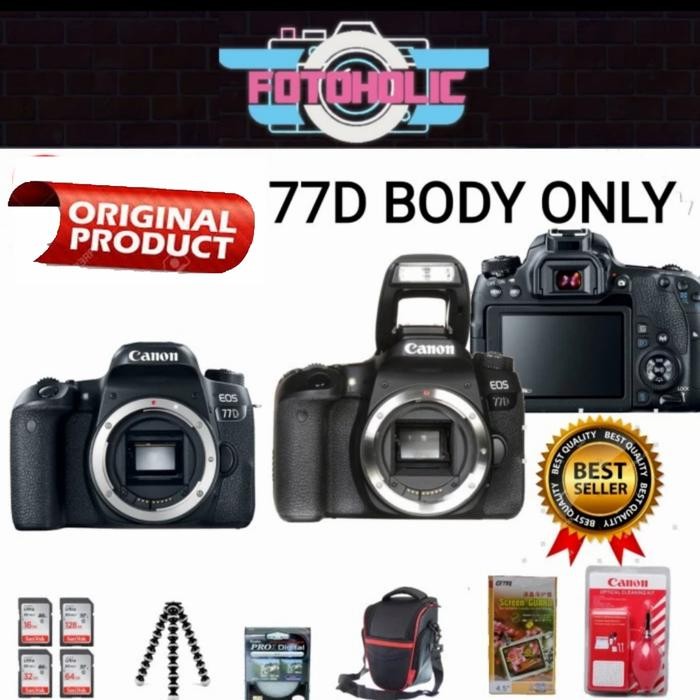 Cam- Canon Eos 77D Body Only/Canon Eos 77D Bo/Kamera Canon Eos 77D Bo