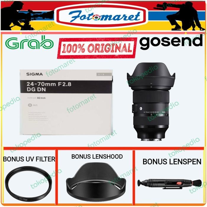 Lenz- Lensa Sigma 24-70Mm F.2.8 Dg Dn / Lensa Sigma 24-70Mm For Sony