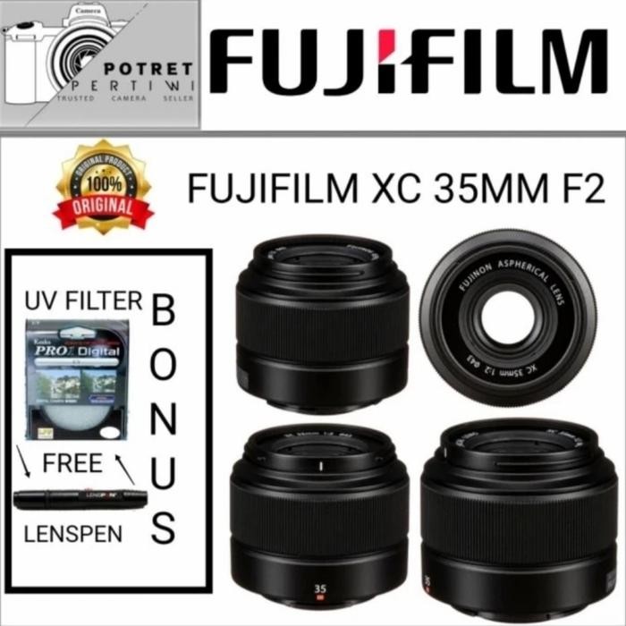 Lenz- Fujinon Xc 35Mm F2 / Lensa Kamera Fujifilm Xc 35Mm F2 / Xc 35Mm F2