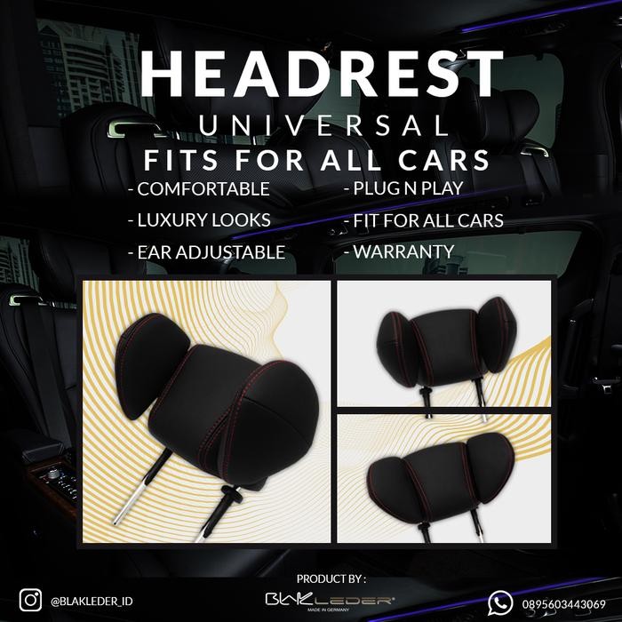 HEADREST ALPHARD UNIVERSAL BISA SEMUA MOBIL HEADREST KUPING LIPAT