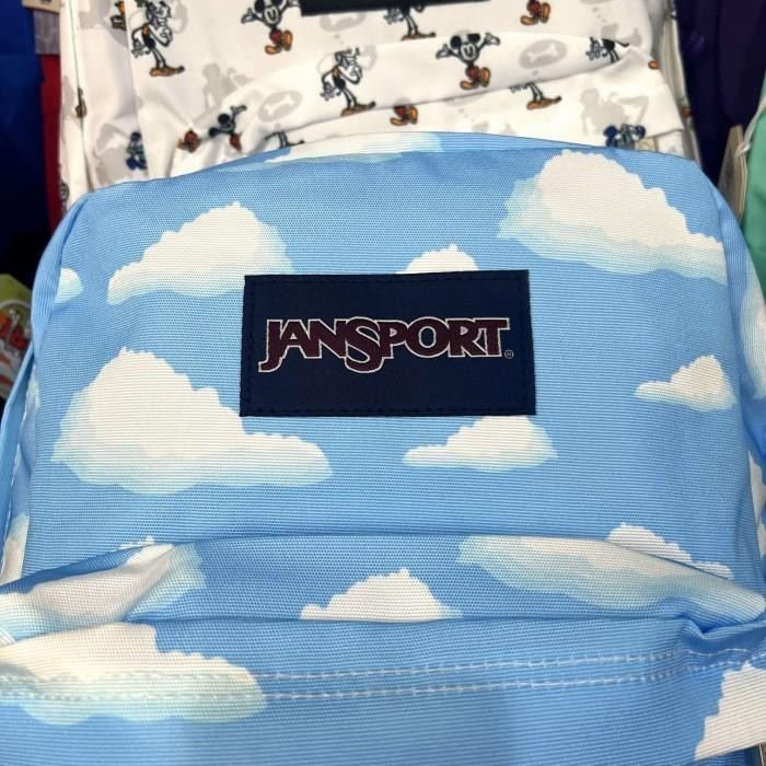 Tas Anak Jansport Motif Import / Tas Sekolah JS Laki Perempuan Viral / Ransel Kuliah Motif Bunga JS