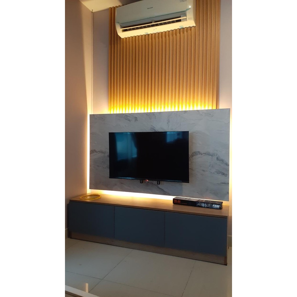 BACKDROP TV - CUSTOM PLYWOOD HPL