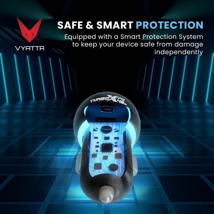 LANGSUNG DI CO VYATTA CAR CHARGER MOBIL 48 W FAST CHARGING PPS TYPE C PD QUICK CHARGE