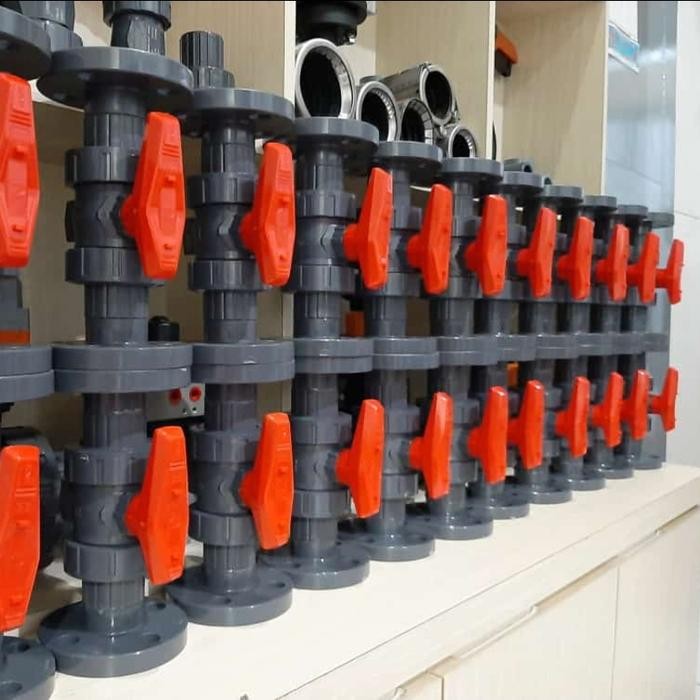 Terbatas Flange True Union Ball Valve Pvc 2 Inch Dn50 Ansi/Jis Pvc Pipa Pvc