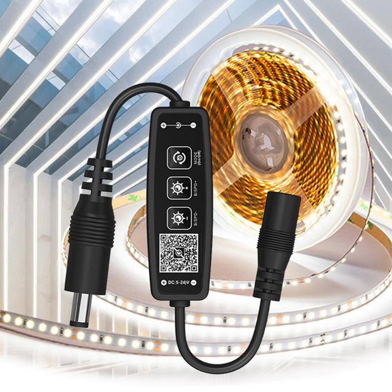 LED Strip Lights Remote Controller Wireless Remote LED Controller Portable LED Dimmer Controller Mul