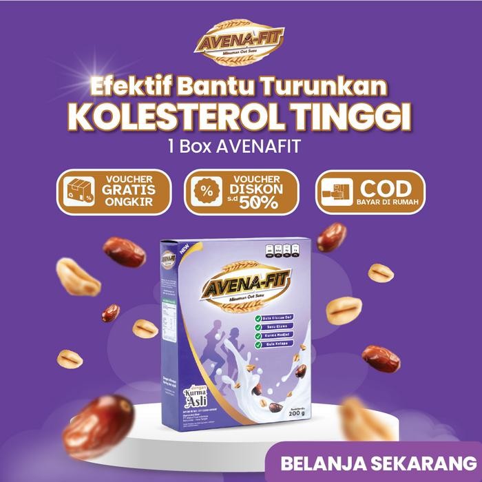 

AVENAFIT Minuman Oat Susu Untuk Sarapan & Turunkan Koleerol 1 Box Makanan Sarapan Sehat Food Food