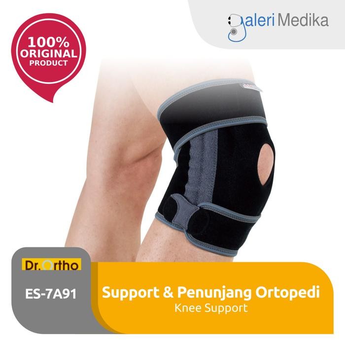 Stok Terbatas Penyangga Lutut Dr. Ortho Es-7A91 Knee Support Silicone Pad