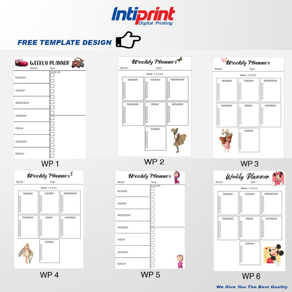 

Acrylic Weekly Planner dan To Do List - Goals Jadwal Mingguan