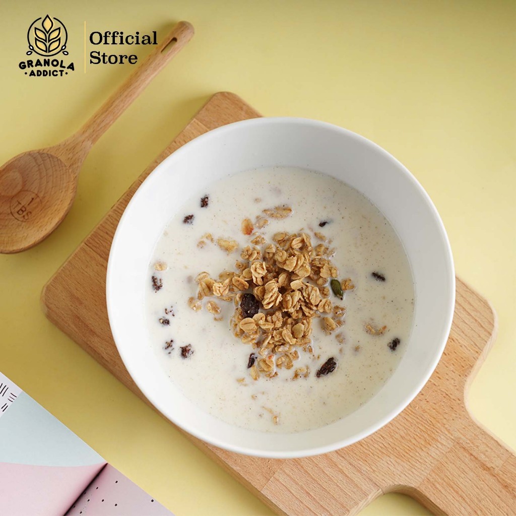 

Granola Addict - Cinnamon Raisin 500G (BONUS + 50G)