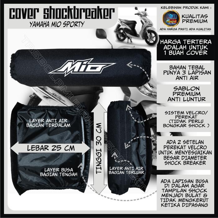 PALING MURAH. SARUNG PELINDUNG COVER SOKBREKER SHOCK BREAKER BELAKANG MOTOR MIO