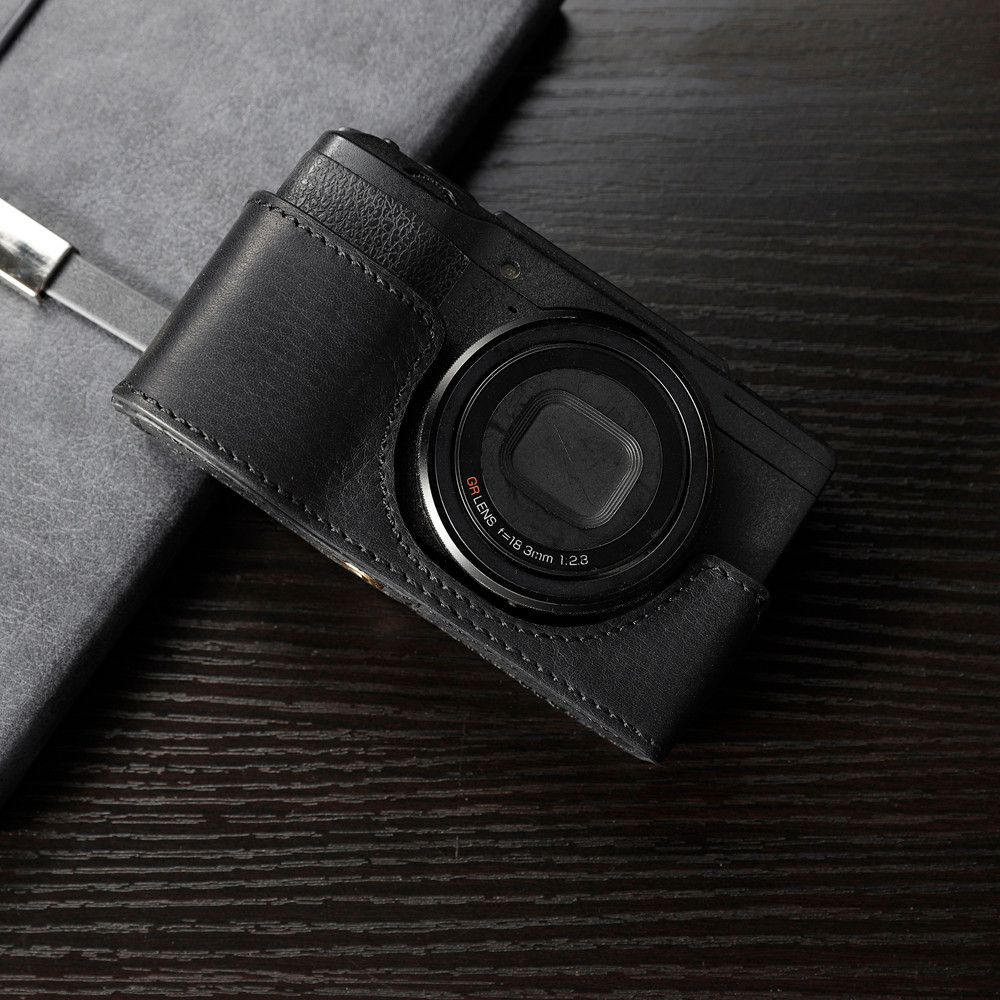 Ricoh GR II Case Genuine Leather Camera Bag Half Boay For Ricoh GR II GRII GRIII GRIIIX GR2 GR3 GR3X