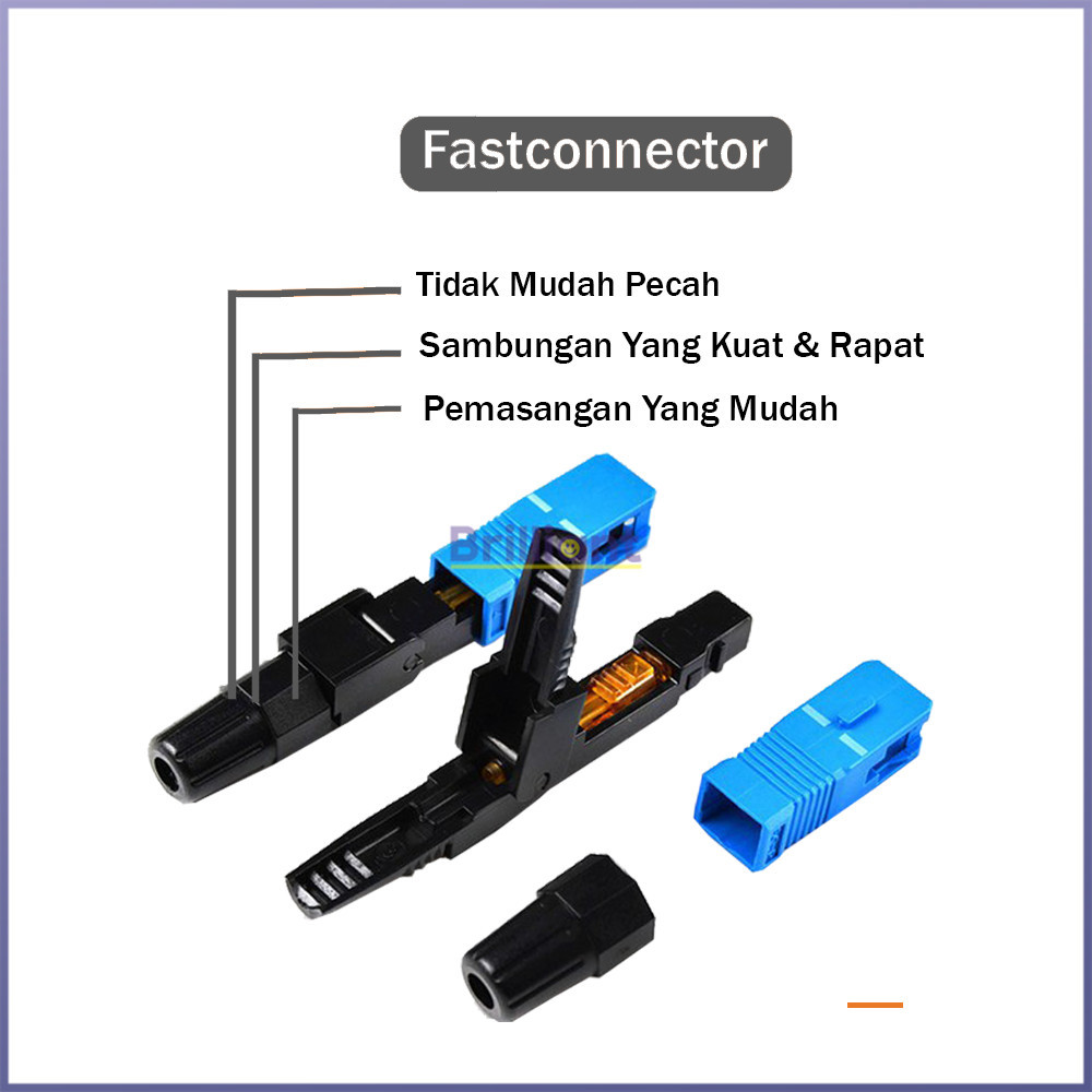 FAST CONNECTOR SC UPC/SC APC 10PCS FIBER OPTIK CONNECTOR FTTH