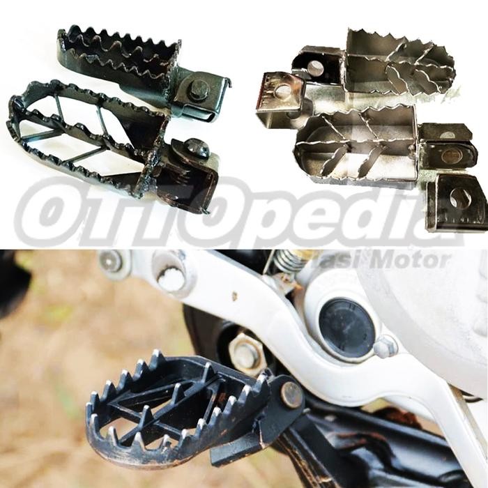 +++++] FOOTSTEP GRIGI PIJAKAN KAKI GERIGI STEP BELAKANG MOTOR KLX TRAIL CROSS