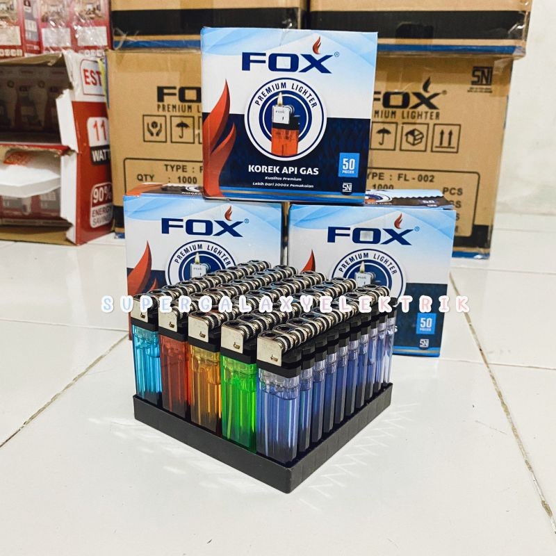 Bombardilomedis Korek Api Fox/Korek Api Las Vegas / Korek Fox Isi 50Pcs / Korek 1 Pak Isi 50Pcs