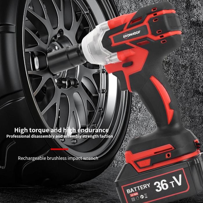 Mailtank Power - Impact Ironhoof Wrench Mesin Bor Cordless Pembuka Baut Baterai